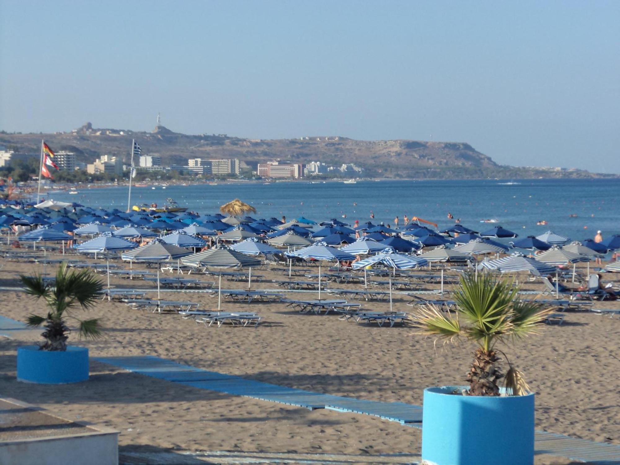 Rea Hotel Faliraki Bagian luar foto