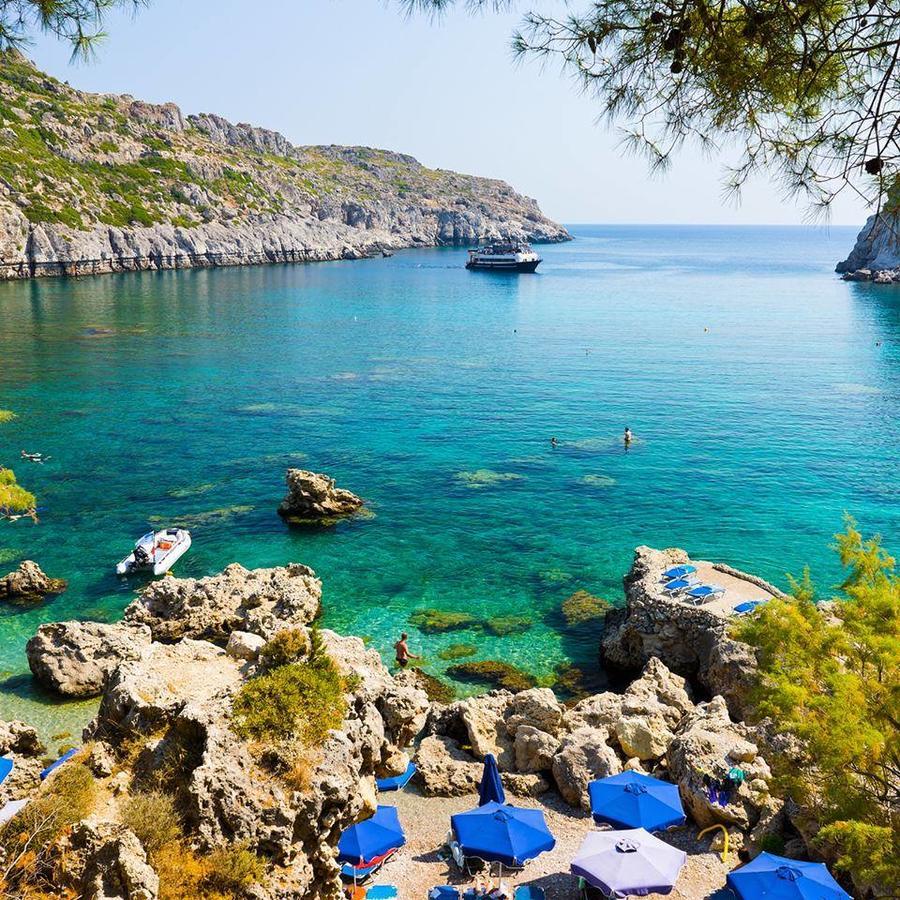 Rea Hotel Faliraki Bagian luar foto